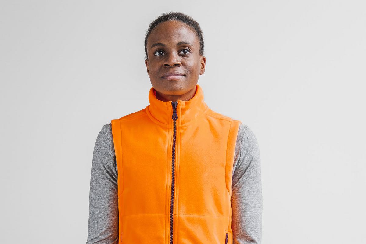 Nobull Arctic Neon Women's Vest Orange | Australia (NW6153)